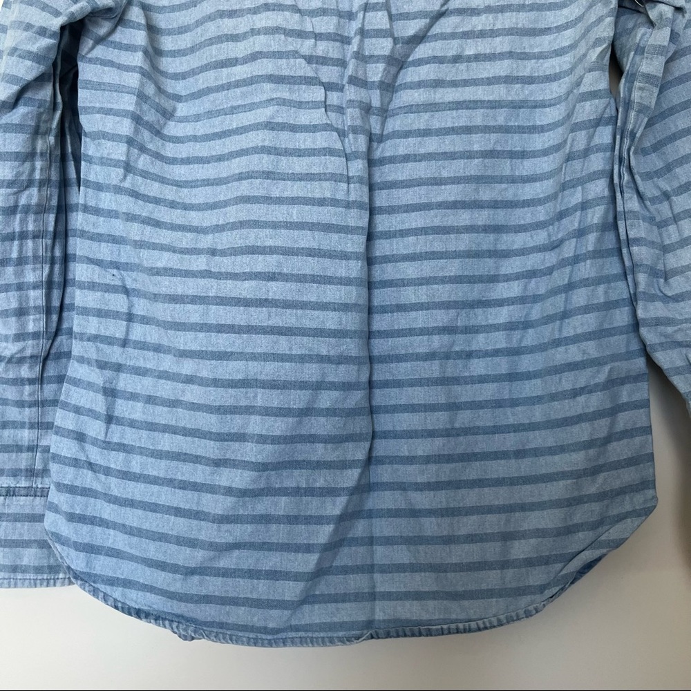 J. Crew Chambray Denim Popover Shirt - Picture 13 of 15
